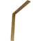 Ekena Millwork Hamilton Steel Bracket, Hammered Gold 2"W x 16"D x 16"H BKTM02X16X16HAHGO - alternate 1